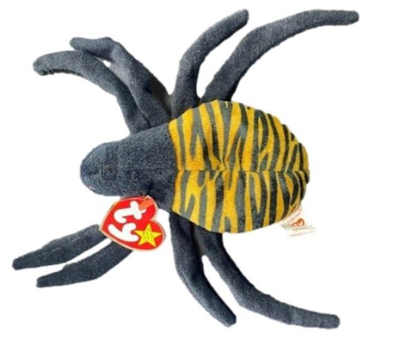 TY Beanie Babies Spinner the Spider 4036 Beanie Baby 4th Gen Hang tag 1995 - Picture 1 of 6